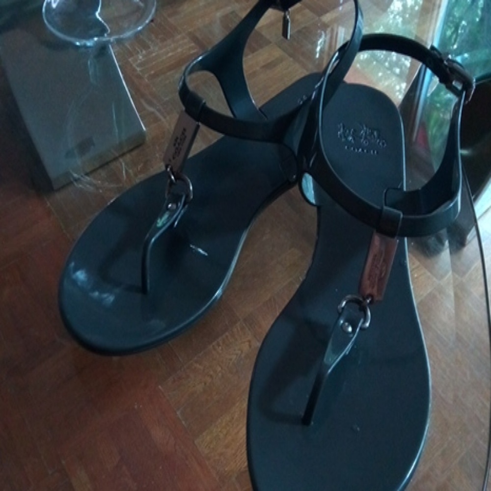 Authentic coach sandals